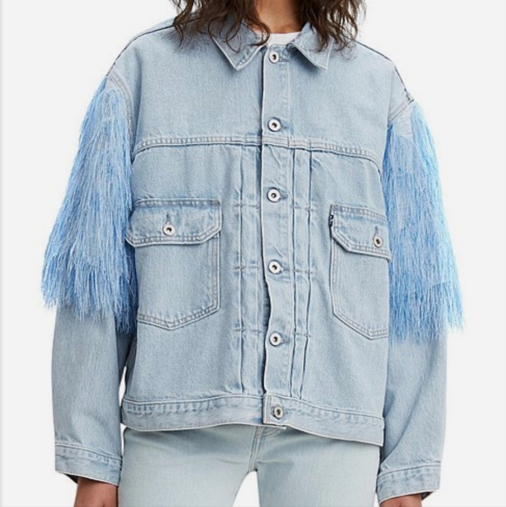 Levi's Premium Made & Crafted Love Letter Trucker Denim Jacket Med